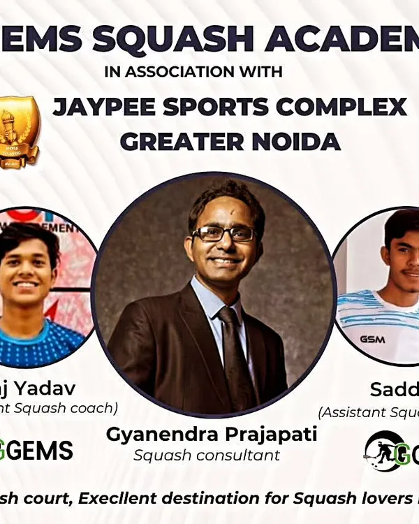 We are proud to partner with leading institutions like Jaypee Sports Complex, Ahlcon International School, and DPS GBN to provide top-tier squash facilities and coaching across Delhi NCR and Vadodara.