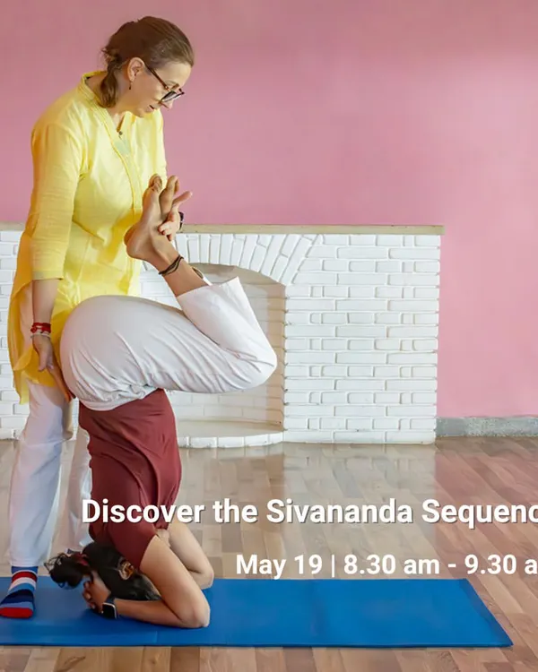 Our weekly Sivananda Community Class is a great way to experience our teachings. This session on May 19 focuses on discovering the Sivananda Sequence, a set series of 12 postures designed for holistic well-being.