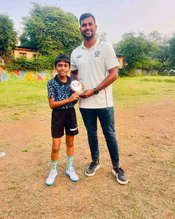 Recognizing consistency is important. Yug Kothari earned 'Player of the Month' because he understands that regular attendance and action are what turn difficult skills into easy ones.