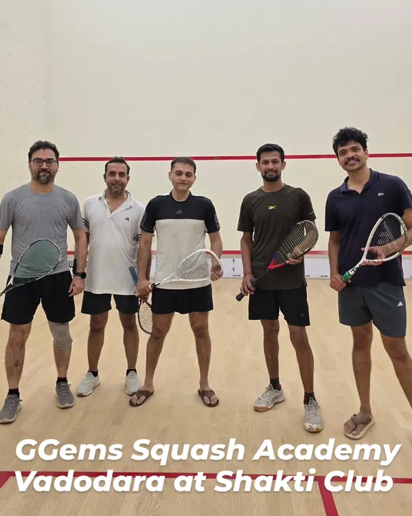 Our adult programs foster a great sense of community and friendly competition. Here are some of our adult members at the Shakti Club in Vadodara and Amity University after a great session on the court.