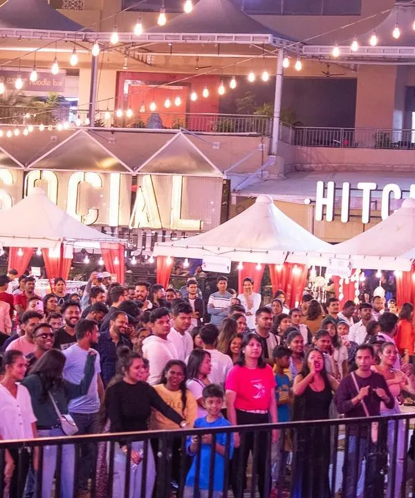 A wide shot of the massive crowd at my Phoenix Marketcity concert. The energy from this many people is absolutely electric.