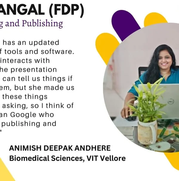 Being called a "human Google" is one of the best compliments I've ever received. This feedback from a participant at an NIT Warangal FDP is a testament to my goal of providing comprehensive, practical knowledge.