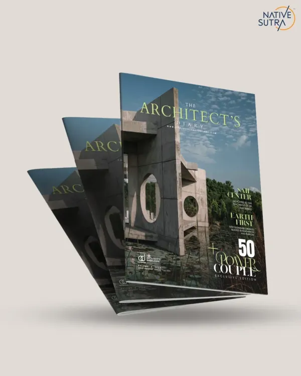 We were honored to be featured in The Architect's Diary special issue, "India’s 50 Power Couples in Design." This recognition celebrates our journey as partners in both life and work, building Native Sutra together.