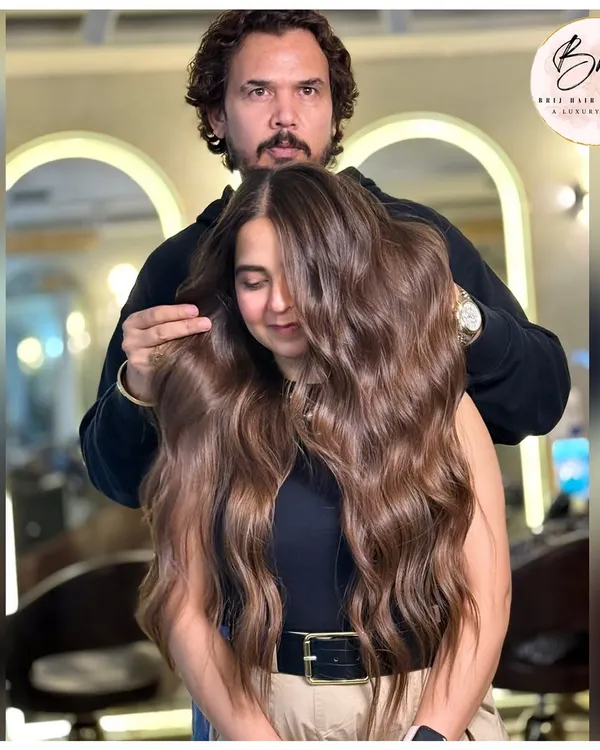 This is what I live for: creating rich, dimensional color that looks and feels incredibly healthy. This stunning brunette balayage showcases seamless blending and a glossy finish, giving the hair immense volume and life. It’s more than a color; it’s a confidence boost.