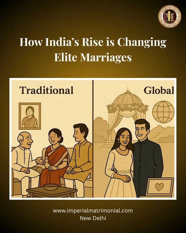 We recognize the evolution of elite marriages from traditional to global. We specialize in connecting successful, like-minded individuals who are culturally connected and high on ambition, whether at home or abroad.