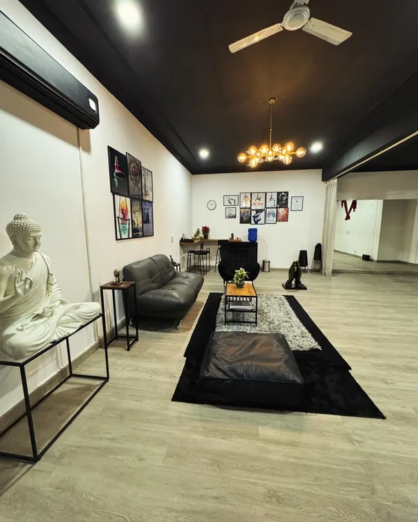 Our studio is more than just a place to practice; it's a welcoming retreat where wellness and community intersect. Unwind in our cozy lounge after class and connect with like-minded individuals.