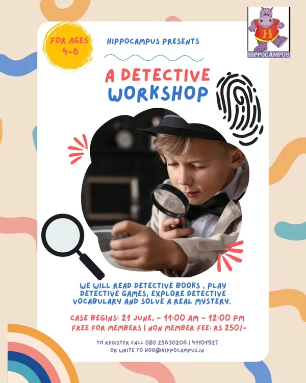Put on your detective hats! In this workshop, we read detective books, play memory games, and work together to solve a real mystery. It's a fantastic way to practice critical thinking and reasoning skills.
