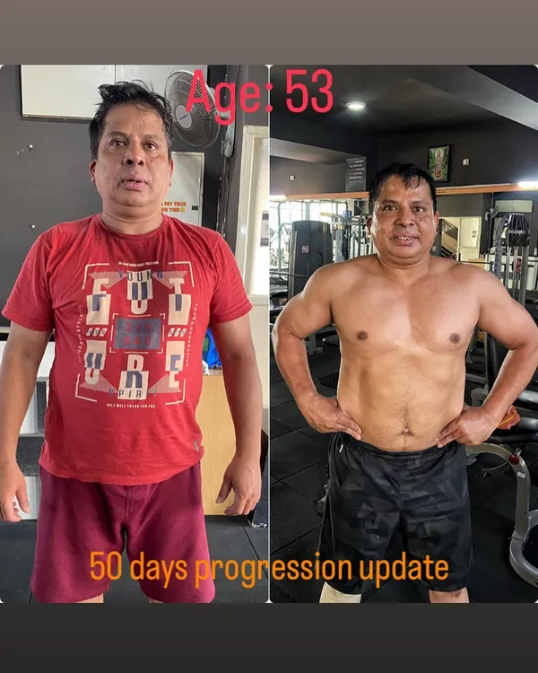 They say age is a limitation. I say it's just a number. This client, at 53 years old, made this incredible change in just 50 days. It’s proof that with discipline, you can achieve your fitness goals at any stage of life.
