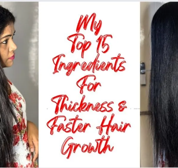 Here I share my top 15 ingredients for promoting hair thickness and faster growth. These are the building blocks for healthy, strong hair.