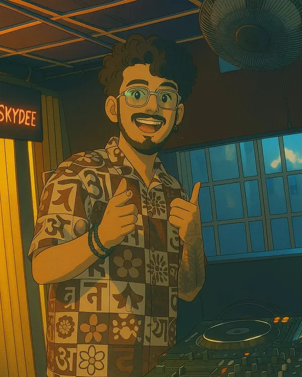 An anime-style portrait that captures my positive vibe. I believe in finding joy, and this artwork reflects that.