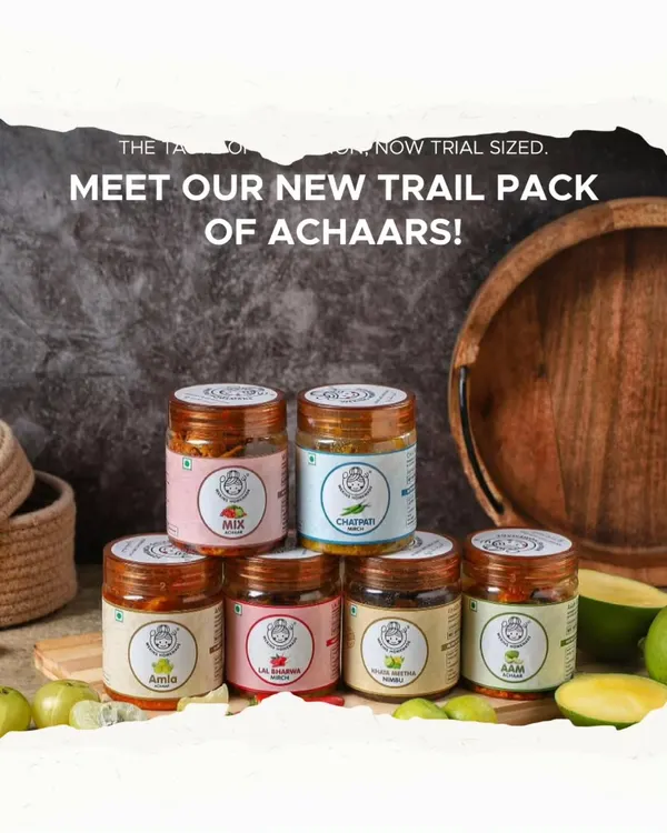 Can't decide which one to try? Our new trial pack of achaars is here to help you find your favorite.