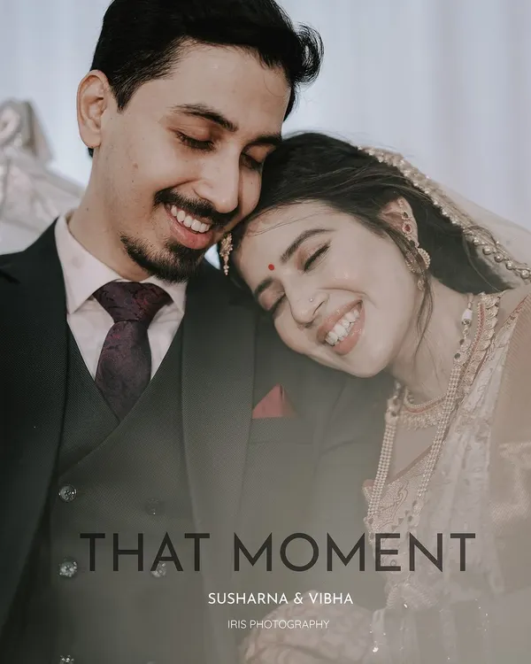 "That Moment." A perfect candid shot where the couple is lost in their own world, full of smiles. This is the kind of authentic emotion I strive to capture.