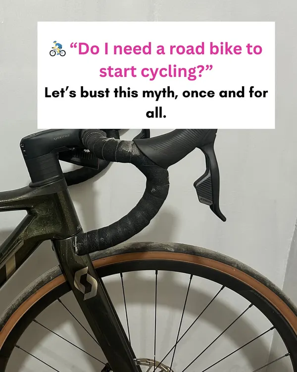 A common question I get is, "Do I need a fancy road bike to start cycling?" Let's bust this myth for good.