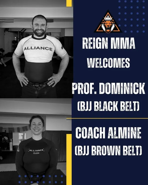 We were thrilled to welcome BJJ Black Belt Professor Dominick and Brown Belt Coach Almine for a full week of Gi and No-Gi sessions.