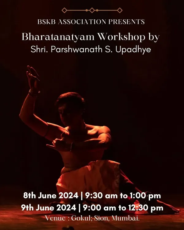 Mumbai, get ready for a two day Bharatanatyam workshop. This intensive session is for experienced dancers and will cover a composition featuring both abhinaya and nritta.