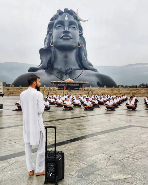 It was a profound honor to guide our Indian Army Jawans through a Hatha Yoga program at the Isha Yoga Center, right in front of Adiyogi. These tools for inner balance are vital for those who protect us.
