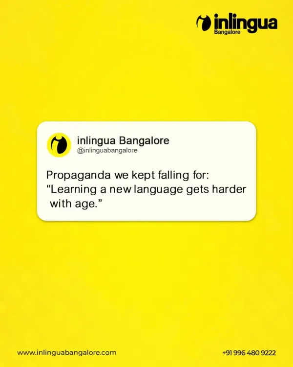 We are here to bust the myth that learning a new language gets harder with age. With the right approach and support, anyone can learn a new language at any stage of life.