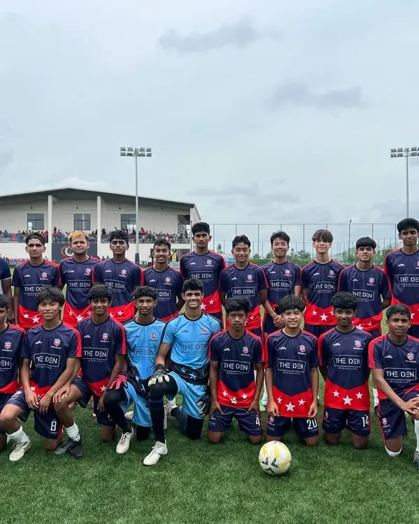 Our full U17 squad, a team of committed players and coaches working together to compete at the highest level.