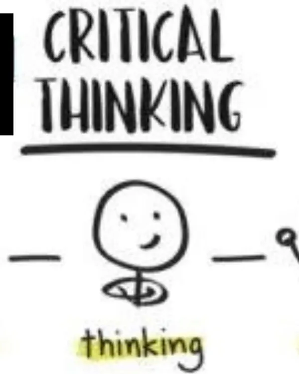 This graphic illustrates the core of critical thinking: moving from a problem, through the thinking process, to a solution. Our process-based theatre is designed to nurture this exact skill in a fun and engaging way.