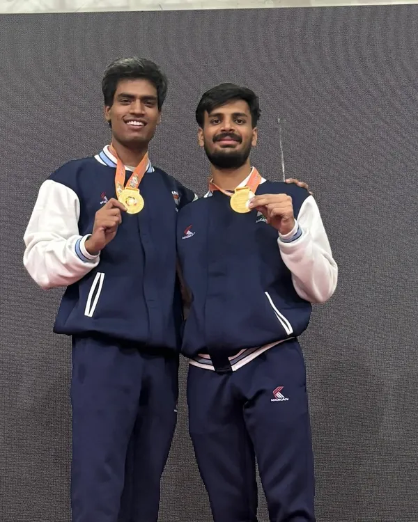 My students Tushar and Harshit with their gold medals at the 8th South Asian Championship in Bhutan. A proud moment that reflects their hard work and the academy's high standards.