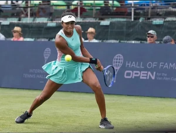 This was a special moment for me, capturing my first WTA 125 win on grass. My coaching is built on experiences like this, where adapting my footwork and strategy to a new surface was key to winning.