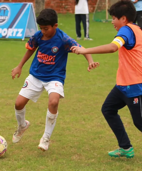 A classic 1v1 battle for possession during a match. This is where focus, discipline, and resilience are built.