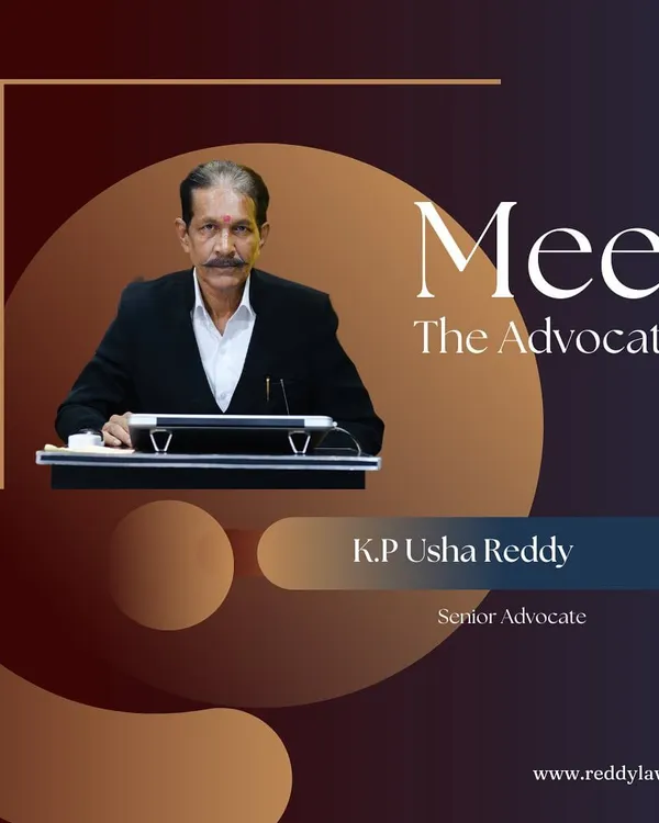 Meet our Senior Advocate and founder, K.P. Usha Reddy. With over 27 years of practice in the High Court of Karnataka, he brings a wealth of experience in taxation, civil, criminal, and labor law.