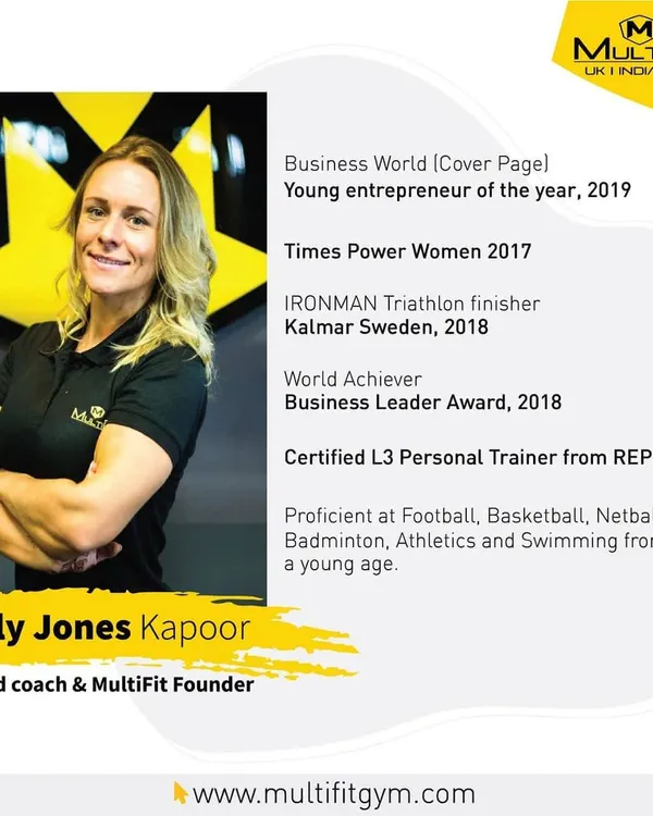 Get to know our founder, Sally Jones Kapoor. As an IRONMAN finisher, L3 Certified Personal Trainer, and award-winning entrepreneur, she is the driving force behind our training philosophy and success.