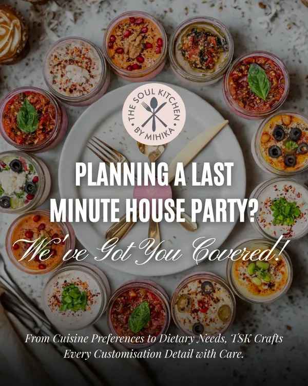 Planning a last-minute house party? We've got you covered. From cuisine preferences to dietary needs, we craft every customisation detail with care so you can host without the stress.