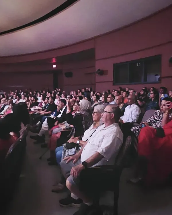 A snapshot of the amazing, receptive audience at the McKinney Performing Arts Center. The energy of a full house is what fuels every performance.