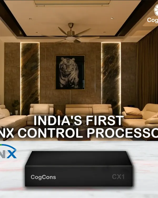 This is the CX1, India's first KNX Control Processor and the brain of our smart home system. Designed and manufactured by us, it manages and coordinates all connected devices, ensuring fast, reliable, and synchronized operation of your entire home automation setup.