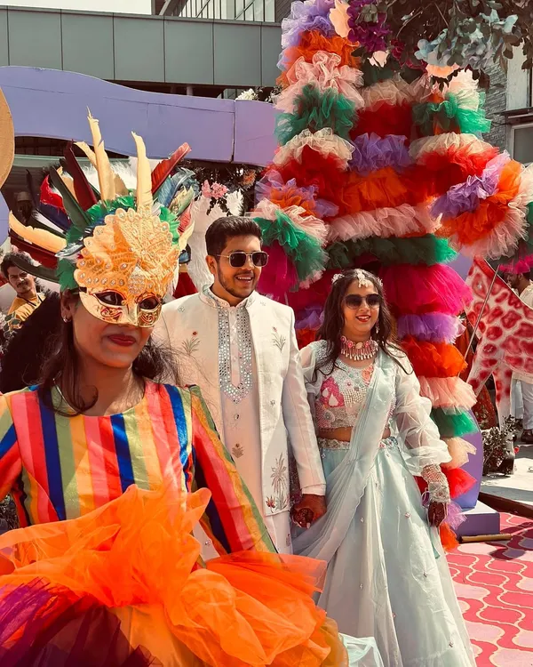 A magical wedding carnival for Ayush and Anjali. The day was filled with colorful decor, fun games, and lively interactions, setting a new benchmark for celebrations.