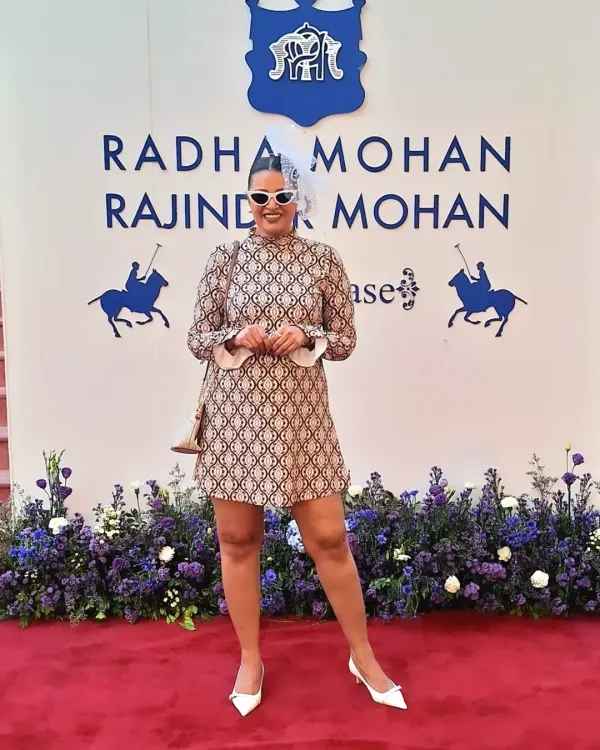 Style and sophistication are key at luxury social gatherings like the Radha Mohan Rajinder Mohan polo match. I bring an air of elegance to these events, whether on the red carpet or interacting with distinguished guests, ensuring the ambiance remains exclusive and memorable.