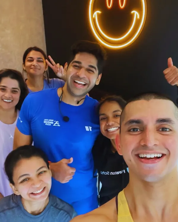 It’s all about the smiles and high-fives. This is the energy that makes our studio feel like home. Whether it's before or after class, the connection we share makes every workout better.