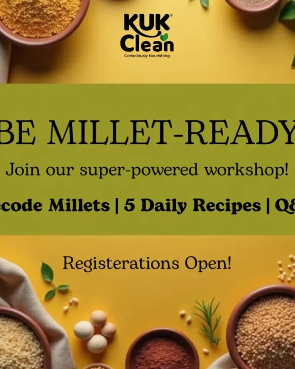 Get ready to master millets. My super-powered workshop will teach you five daily recipes and decode everything you need to know about including these ancient grains in your diet. Registrations are now open.