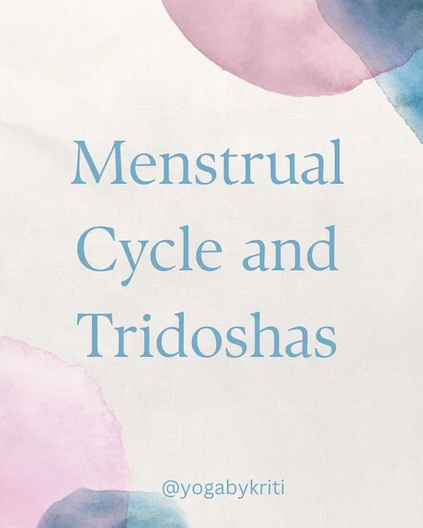 According to Ayurveda, each phase of the menstrual cycle is dominated by a particular dosha: Kapha in the follicular phase, Pitta during ovulation, and Vata during menstruation. Understanding this can help you manage your cycle better.