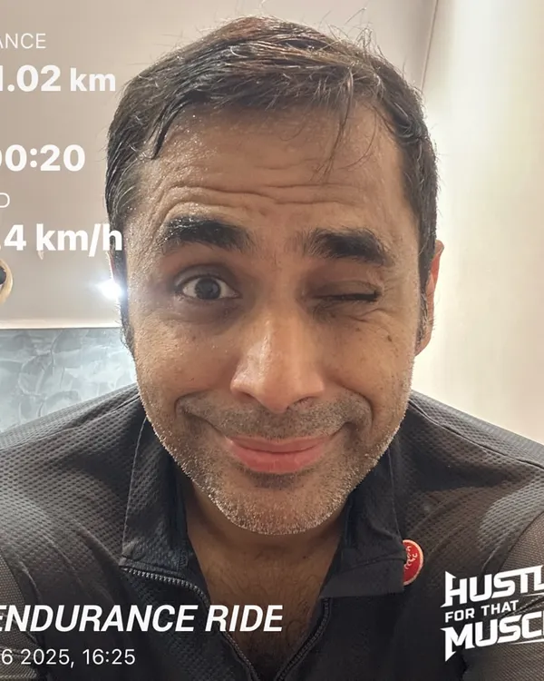 If one sport goes down, I'll kill another. Here's a 101 km endurance ride on my indoor trainer, part of my own meniscus rehab. It shows my commitment to cross-training.