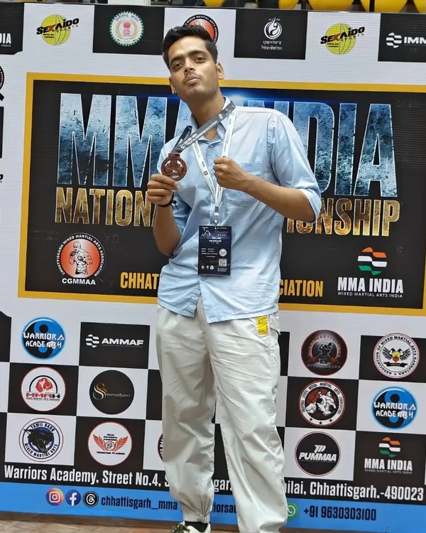 This is what dedication looks like. One of our students, Dev Tomar, earned a bronze medal at the MMA India Nationals after just five months of consistent training with us. We instill this same discipline and drive in our Young Warriors, teaching them that with focus and hard work, they can achieve great things.