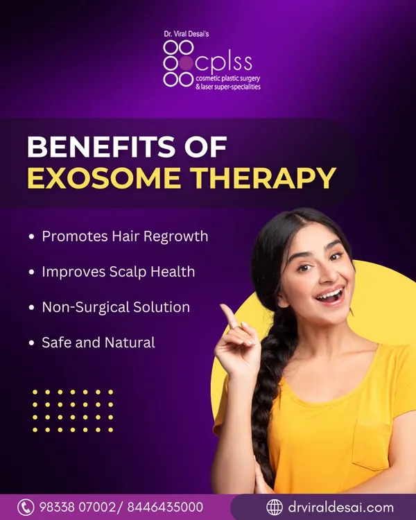Exosome Therapy is a powerful, non-surgical option for promoting hair regrowth. It works at a cellular level to rejuvenate the scalp and awaken dormant follicles, leading to naturally thicker and healthier hair.