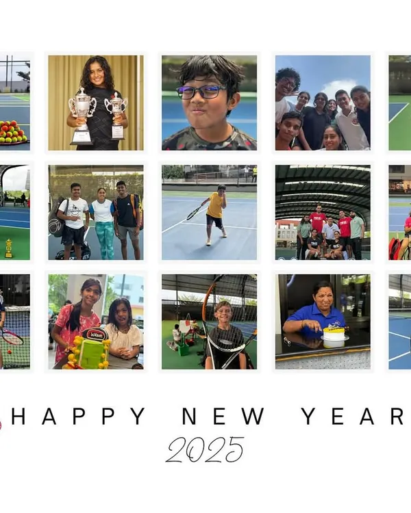 Our "Happy New Year" collage celebrating the players, coaches, and victories that made the past year unforgettable. It's a tribute to the passion and commitment of our entire PBI family.