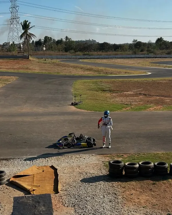 A tough moment on track. Not every day is a win, but every day is a lesson. This is where resilience is built.