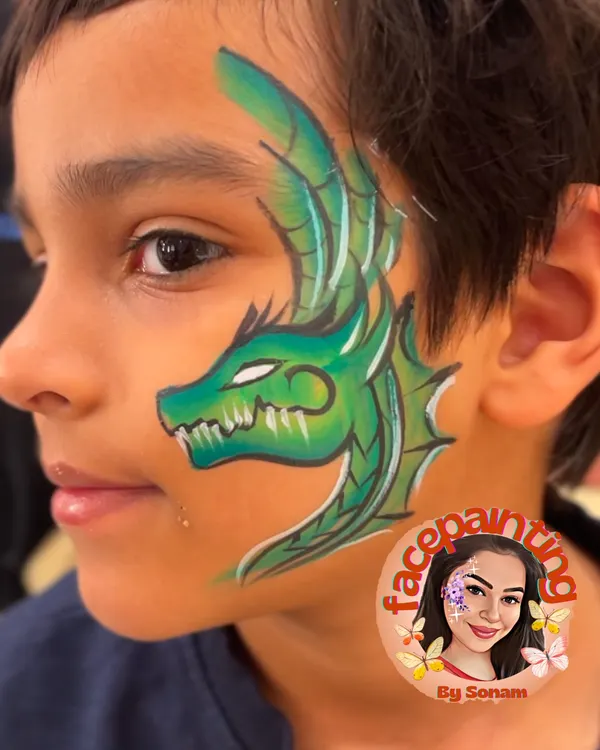 A fierce green dragon, ready to take on the world. I love the challenge of creating these detailed and powerful creature designs for boys.