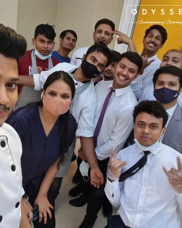 Meet the backbone of Odyssey Caterings. Our chefs and support staff are our strength, enabling us to give shape to memorable celebrations with their impeccable service and attentive hospitality.