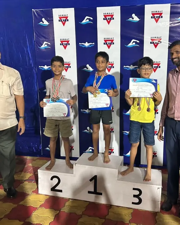 Achievement unlocked! Congratulations to Avaneesh Nair from our Club Millennium center for securing three silver medals in Freestyle, Backstroke, and Breaststroke at the Bombay YMCA Swimming Competition.