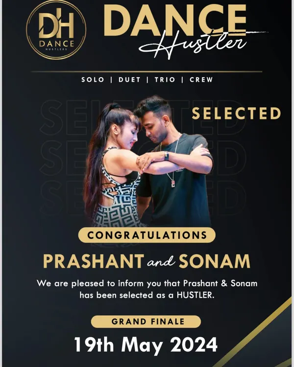 I was thrilled to be selected as a finalist for the 'Dance Hustler' competition. Competing pushes me to grow as a dancer and I bring that same drive to my choreography projects.