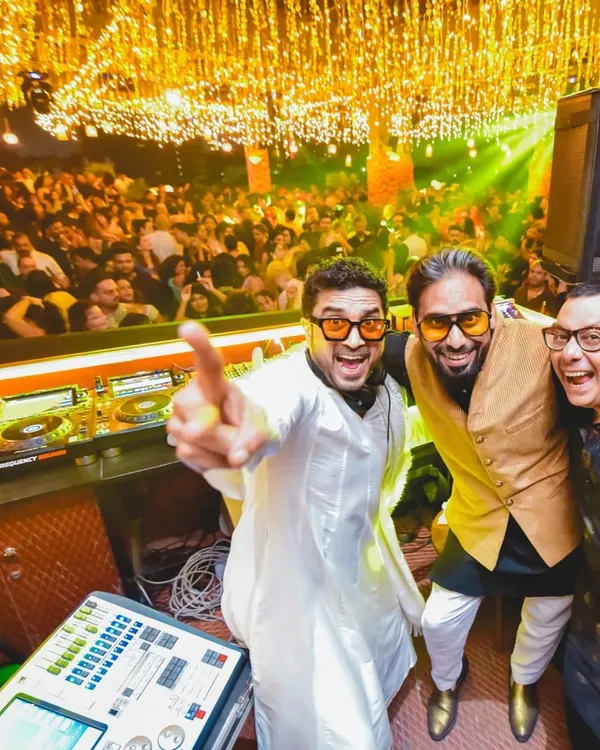 This is the energy I bring. Behind the decks with my crew at a packed Luru Diwali, one of Bangalore's biggest festive socials. The vibe, the music, the people, this is what it's all about.