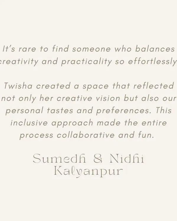 "It's rare to find someone who balances creativity and practicality so effortlessly." We are so grateful for these kind words, as our goal is always to create a process that is collaborative, fun, and results in a space that reflects our clients' tastes.