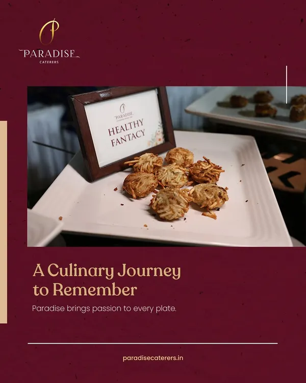 A culinary journey to remember. Our 'Healthy Fantasy' appetizers are for those who seek delicious yet nutritious options for their events.