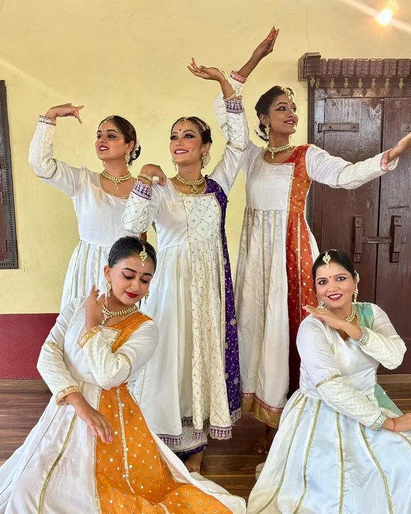 Celebrating two years of Sāttvatī with my talented senior students. This group photo captures the grace and camaraderie that defines our dance school.