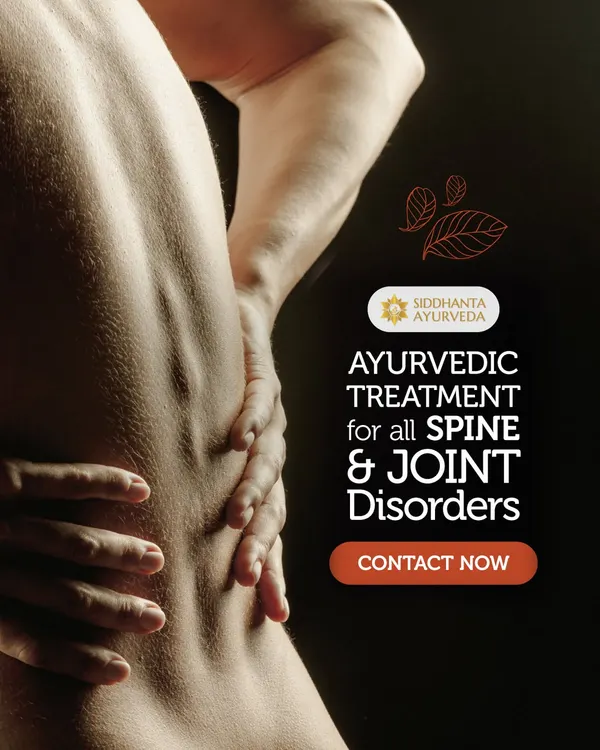 My primary goal is to help you find lasting relief from spine and joint disorders. I use a holistic Ayurvedic approach to address the root cause of your pain, helping you restore mobility and get back to living a full life without surgical interventions.